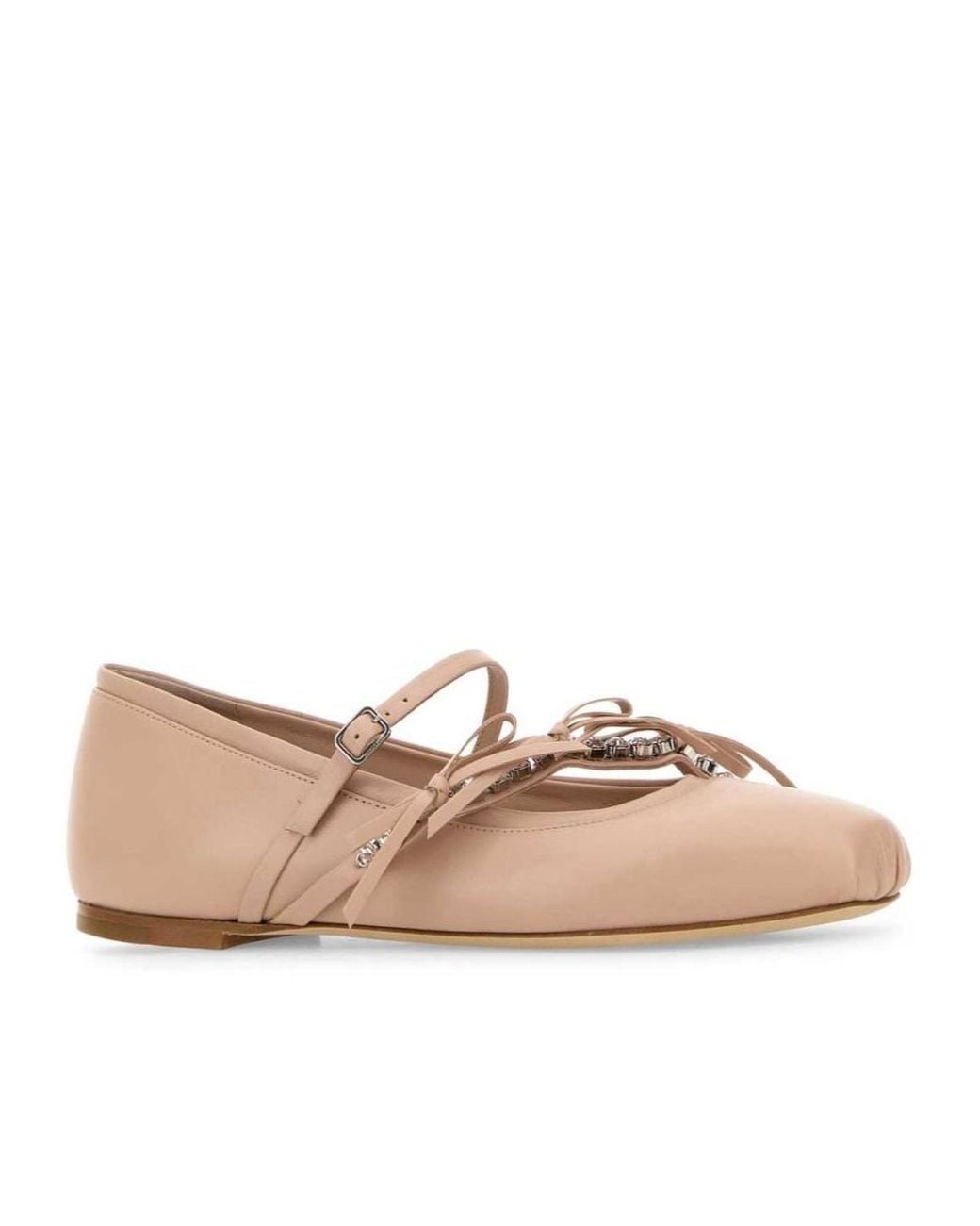 Jimmy Choo Pink Loli Ballerinas