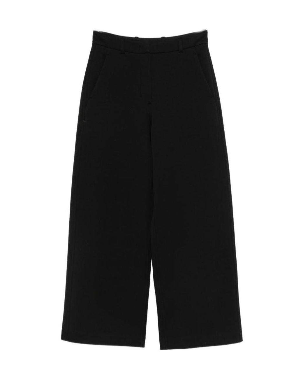 Max Mara Black Casual Pants With Belt Loops