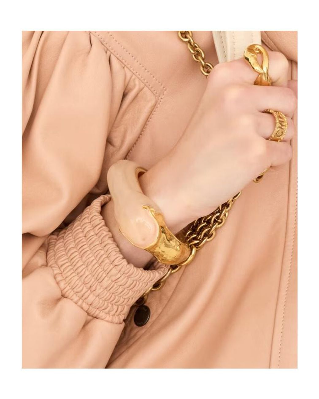 Chloé Pink Chloé Tropicus Cuff Bracelet