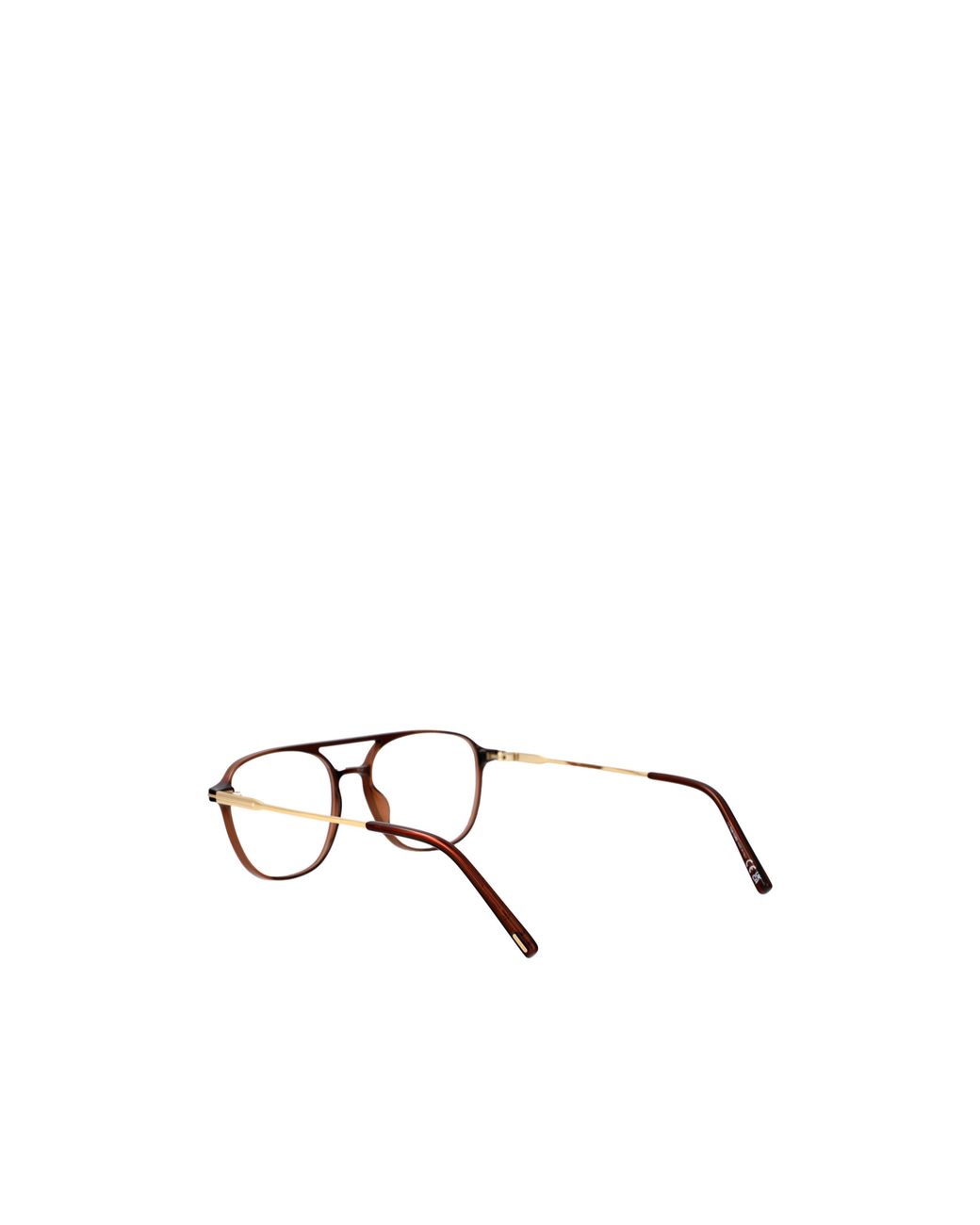 Tom Ford White Eyewear Pilot Frame Glasses for men