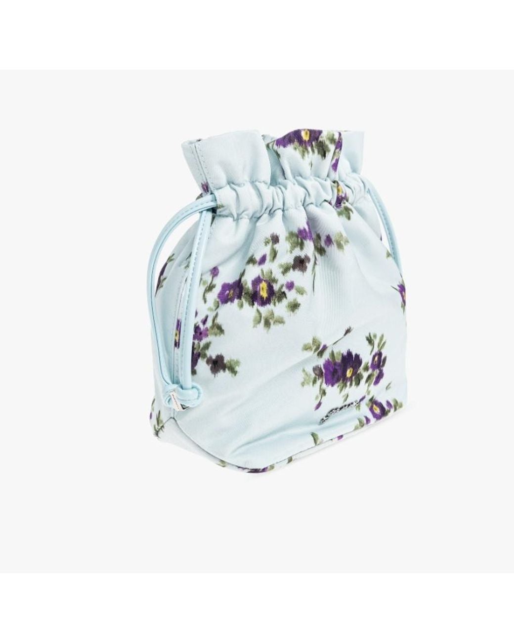 Ganni Blue Printed Pouch