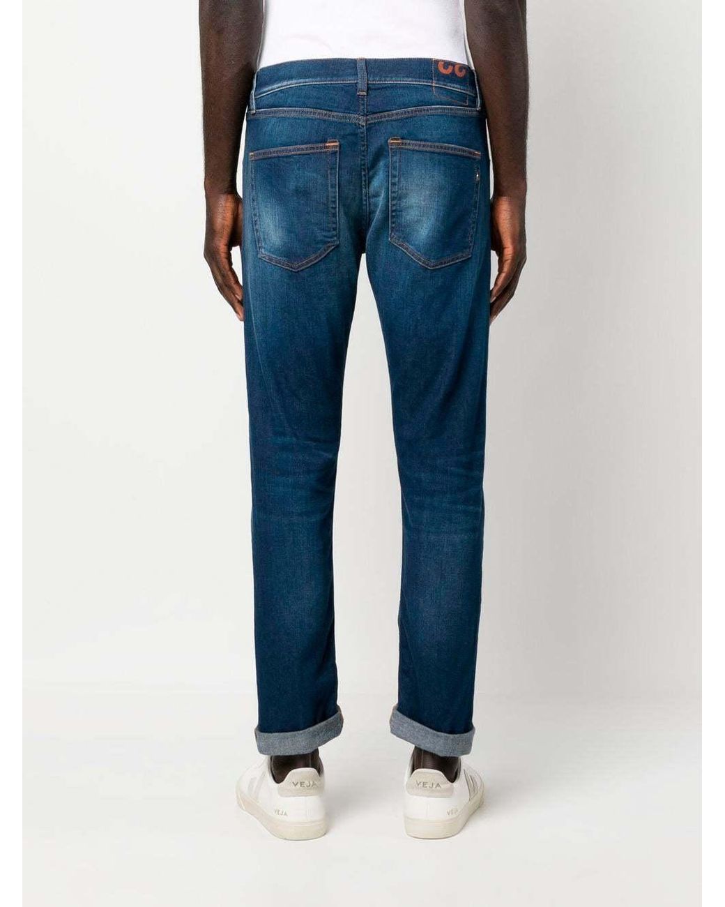 Dondup Blue Icon Straight-Leg Jeans for men