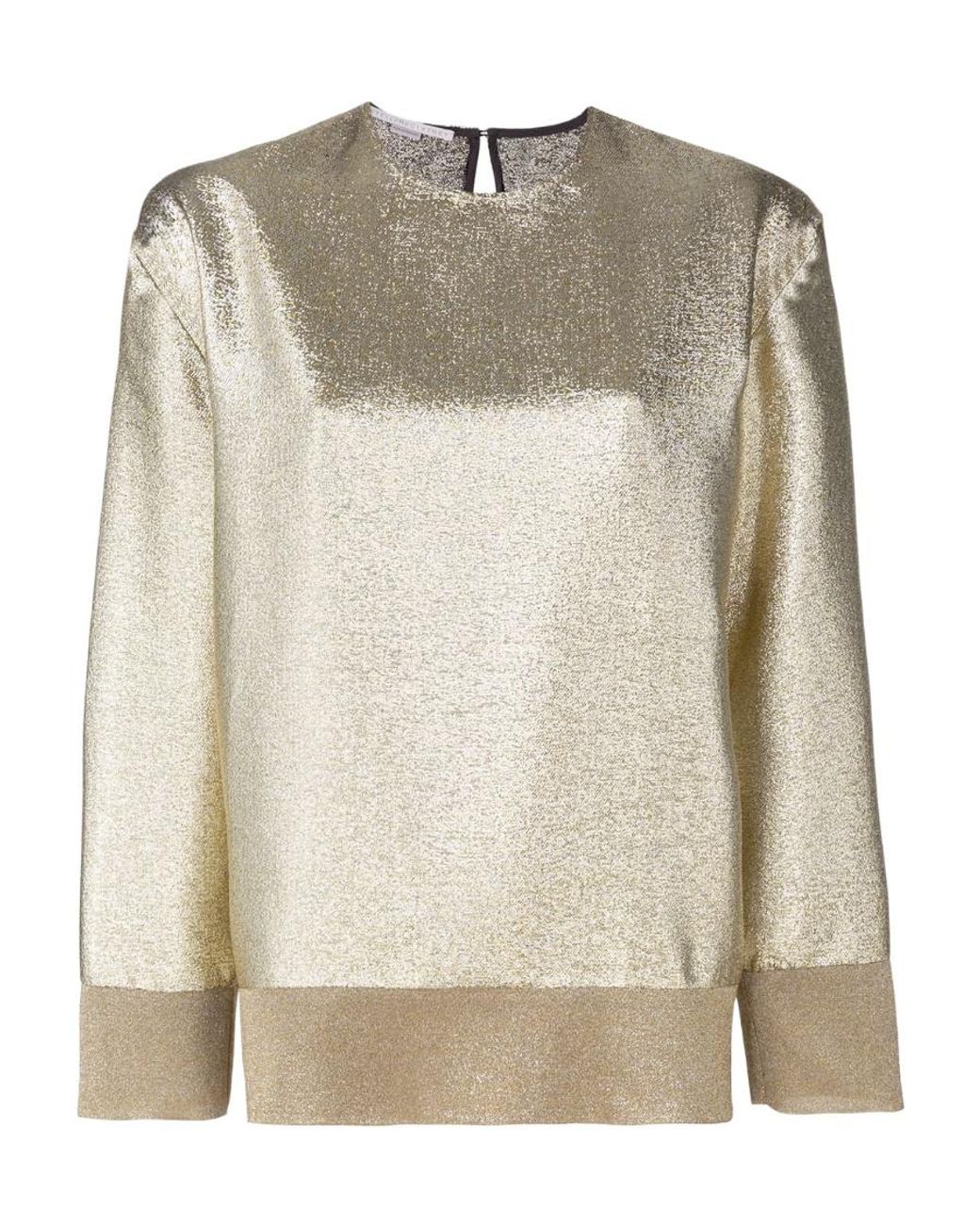 Stella McCartney Natural Metallic Blouse