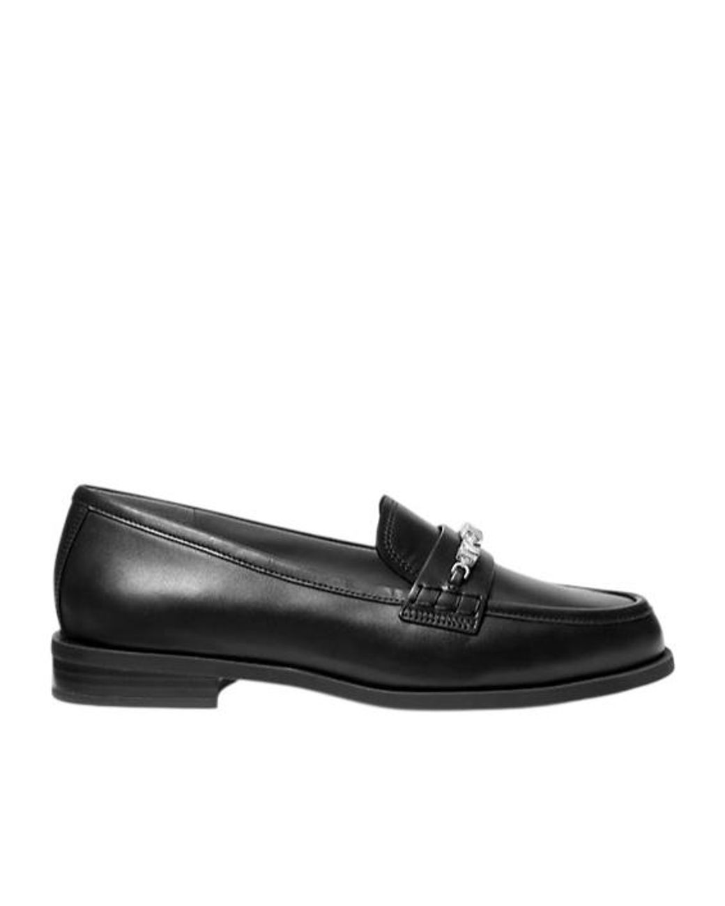 MICHAEL Michael Kors Black Dina Leather Loafer