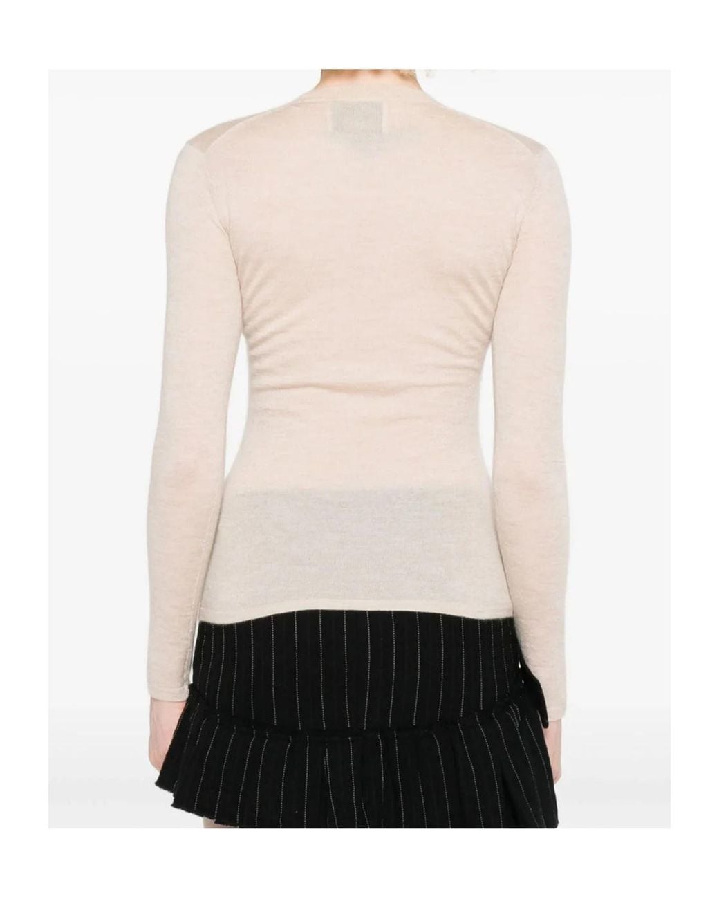 Isabel Marant Natural Ilona Crewneck Knitted Jumper