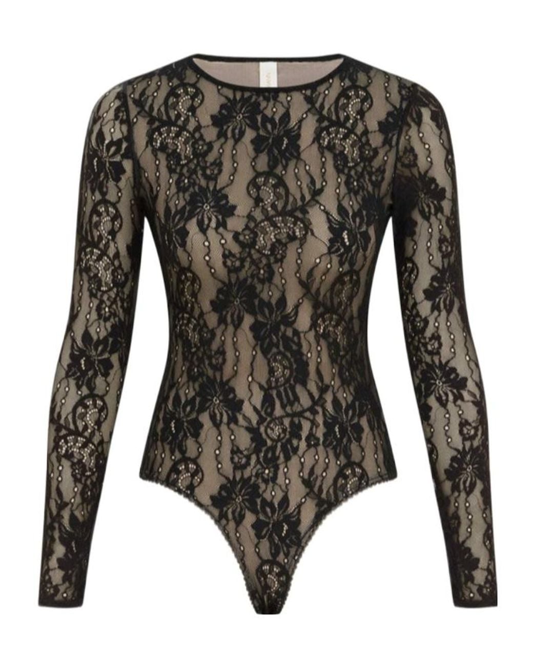 Zimmermann Black Lace Bodysuit