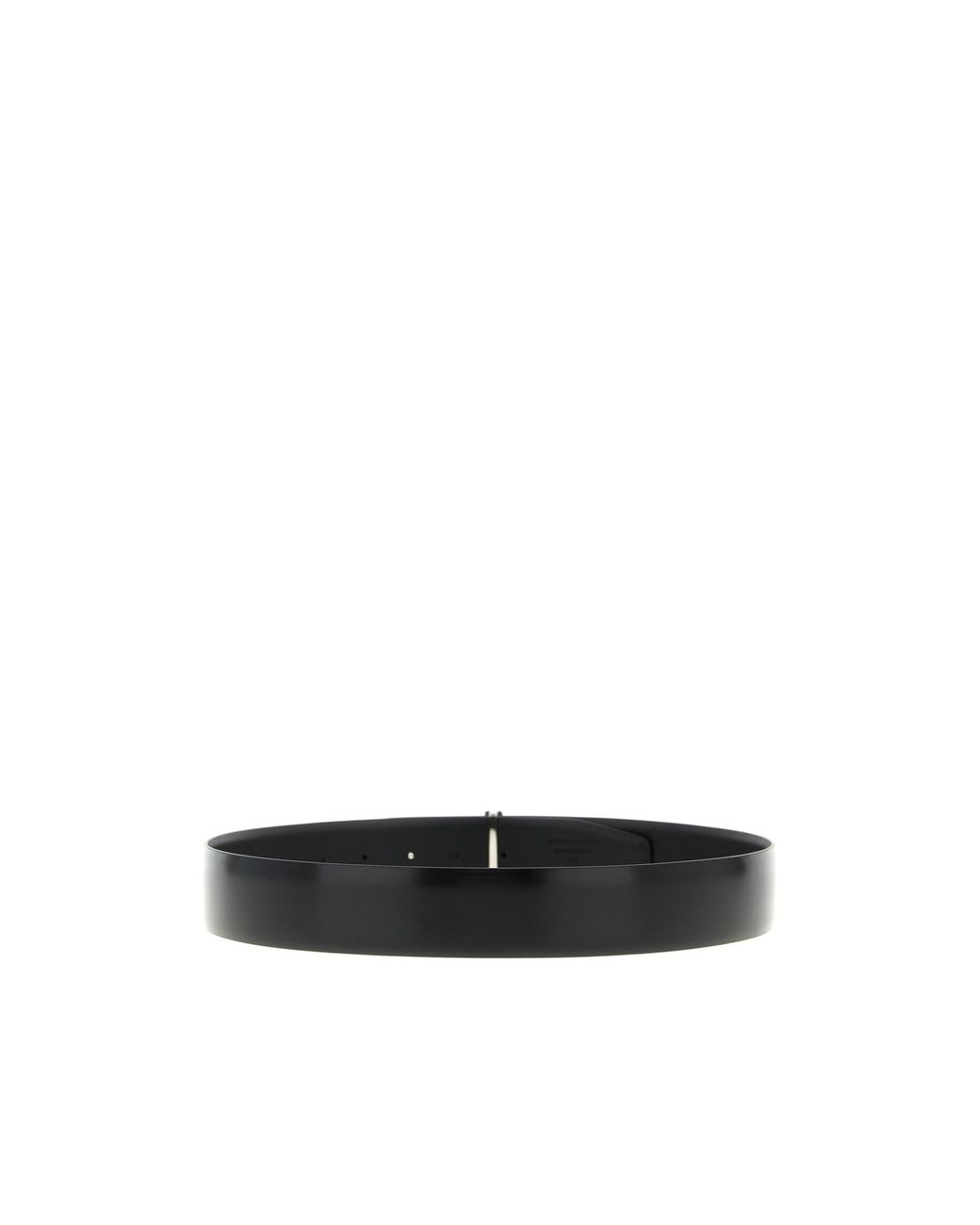 Tom Ford White Logo Plaque Reversible Belt for men