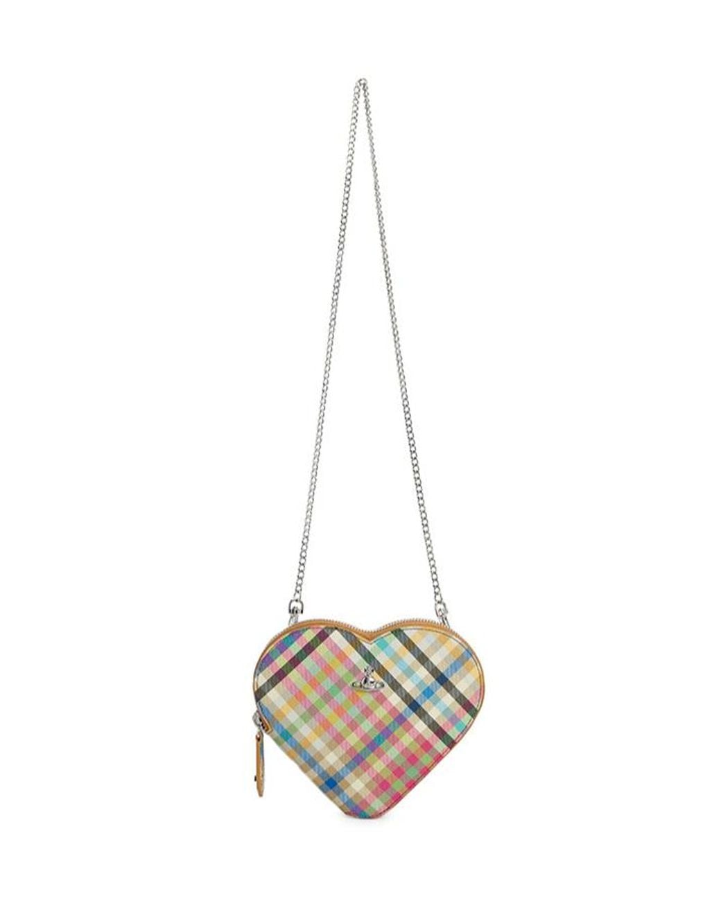 Vivienne Westwood Blue Heart Crossbody Bag