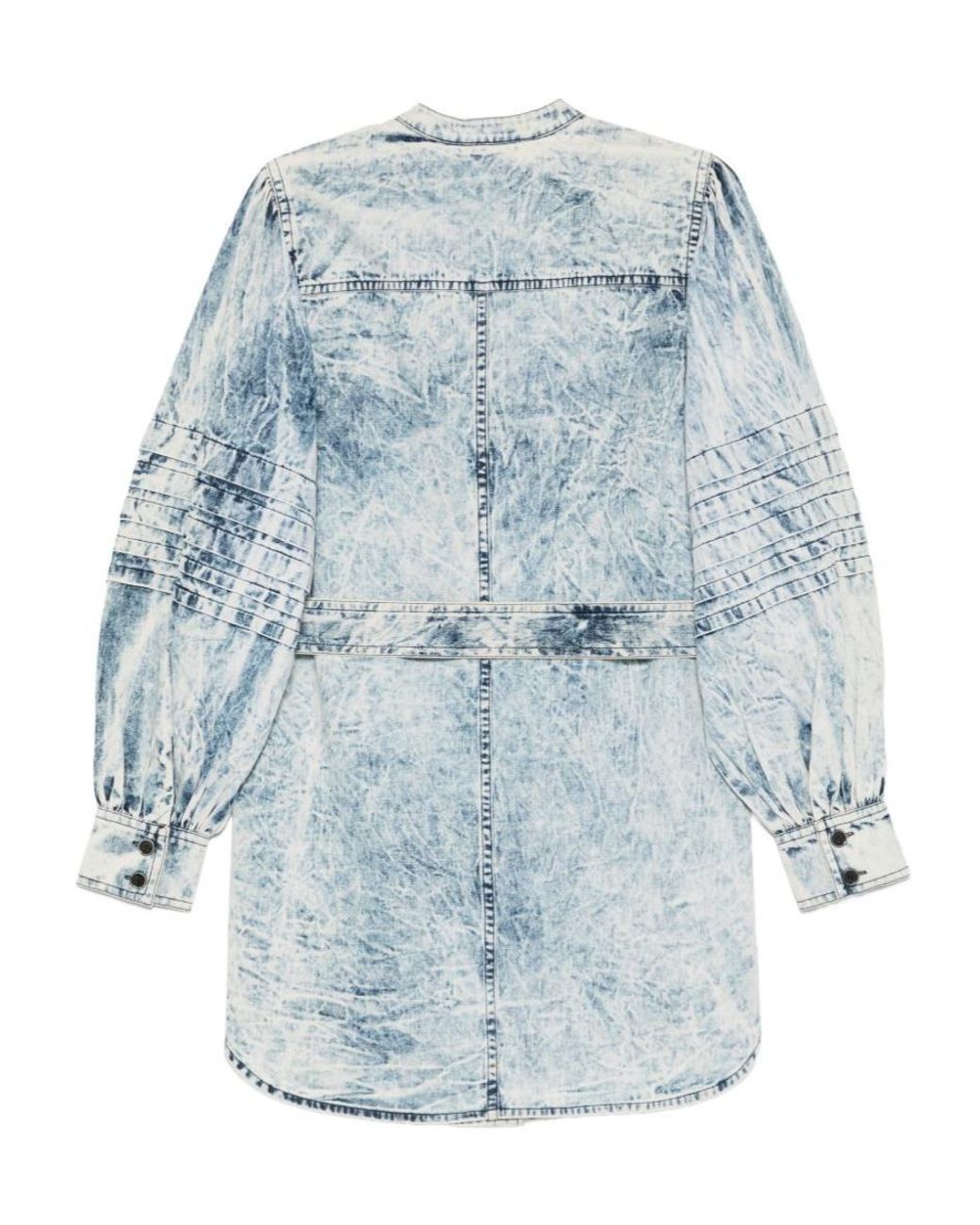 Isabel Marant Blue Isabel Marant Étoile Moe Faded Shirt Dress