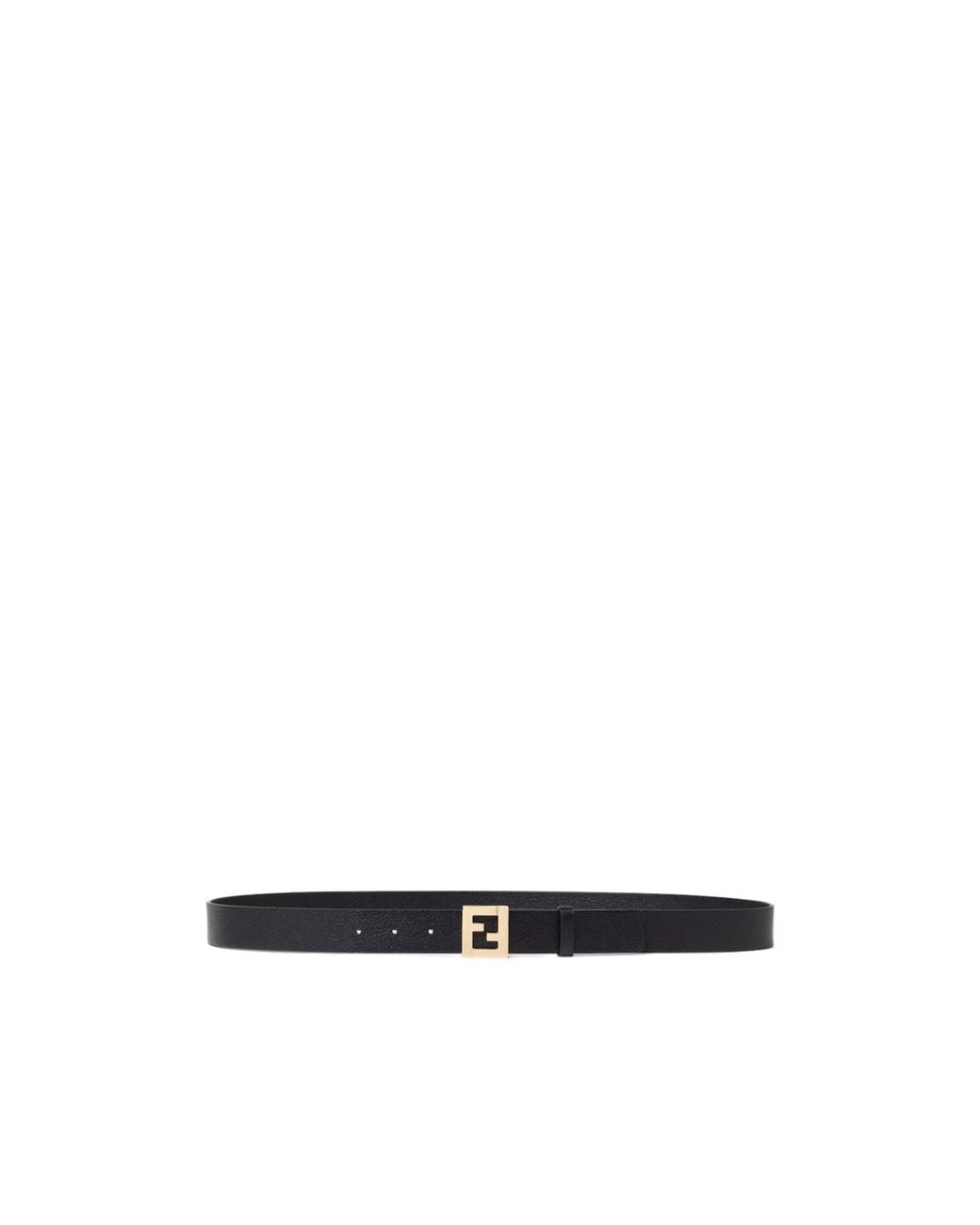 Fendi White Leather 30 Mm Belt for men