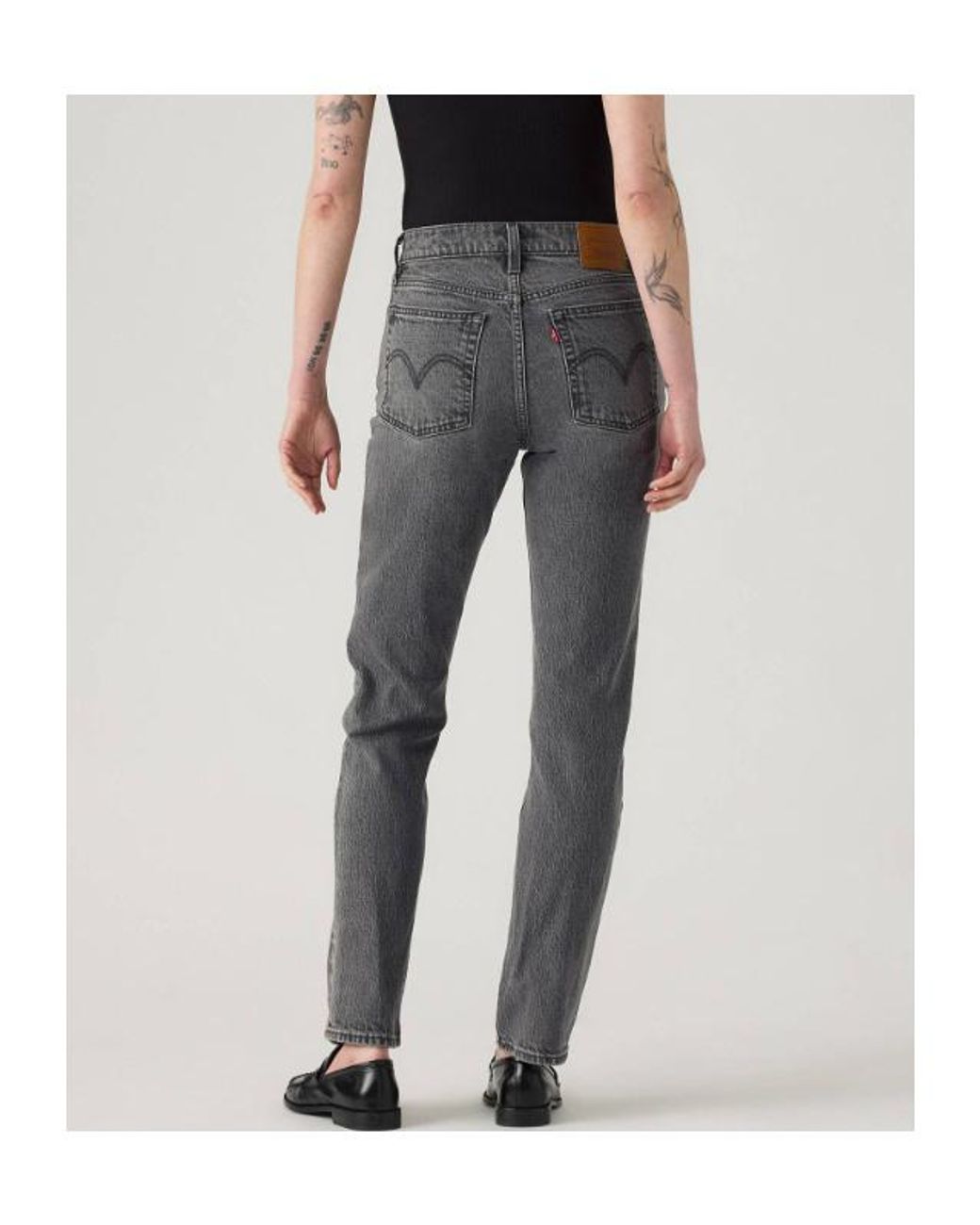 Levi's Black Wedgie Slim Fit Jeans