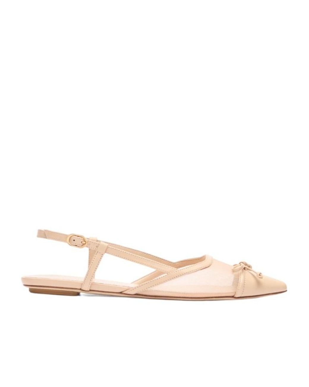 Stuart Weitzman Natural Kitty Slingback