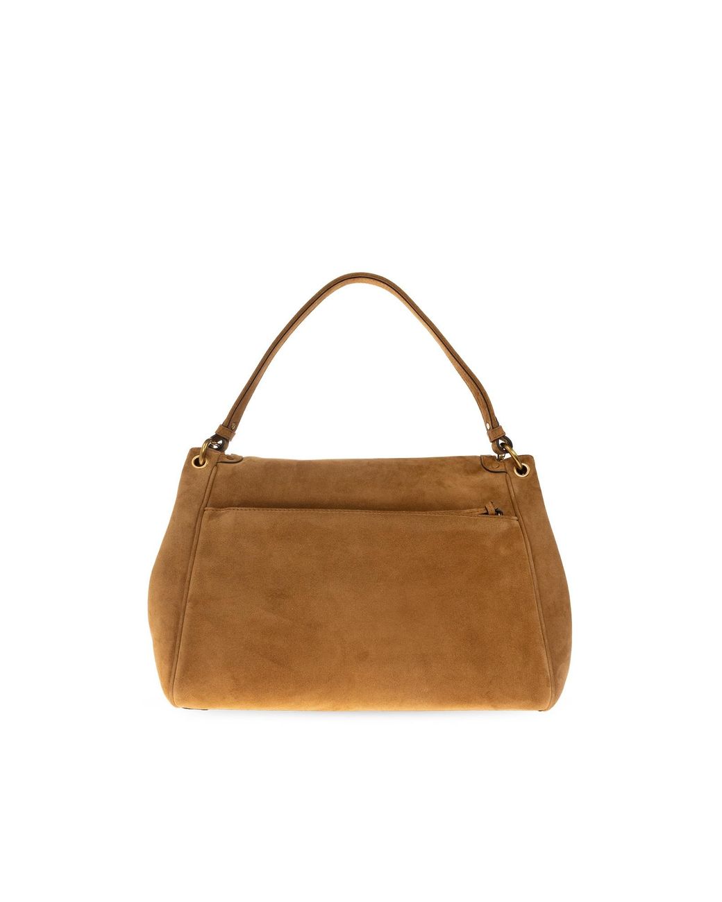 Isabel Marant Brown Logo Shoulder Bag