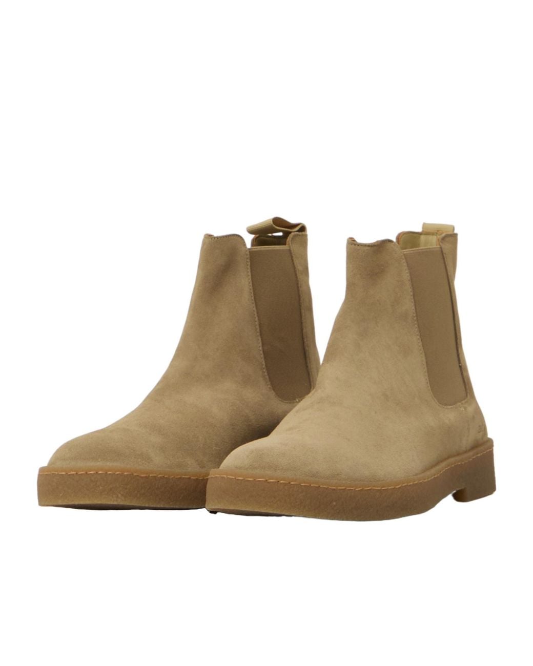 Common Projects Brown Suede Chelsea Boots for men