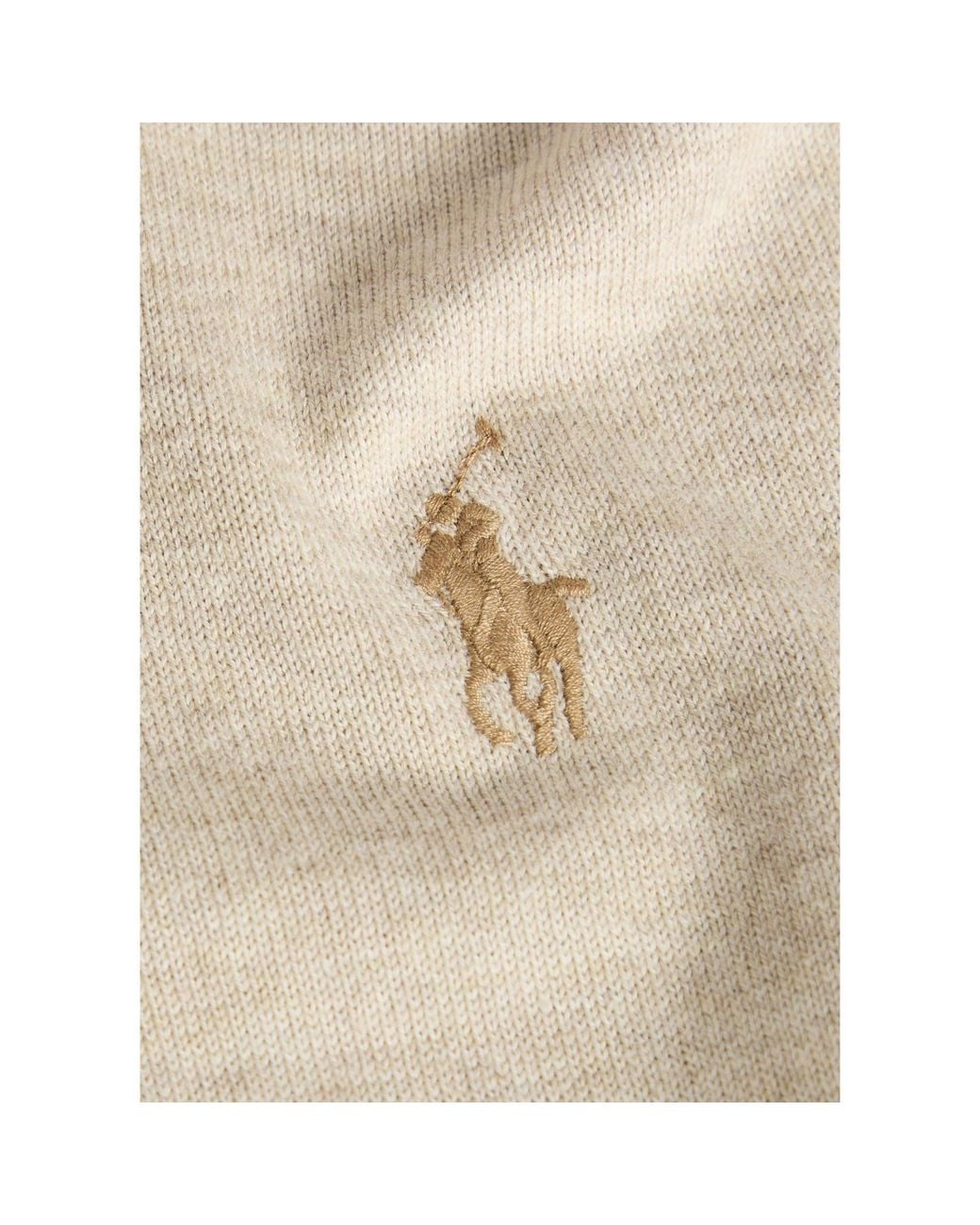 Polo Ralph Lauren White Short-Sleeved Knitted Polo Shirt for men