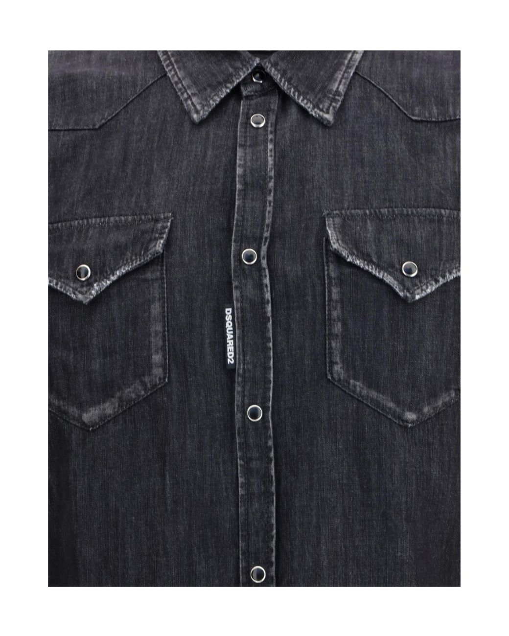 DSquared² Blue Classic Western Shirt for men