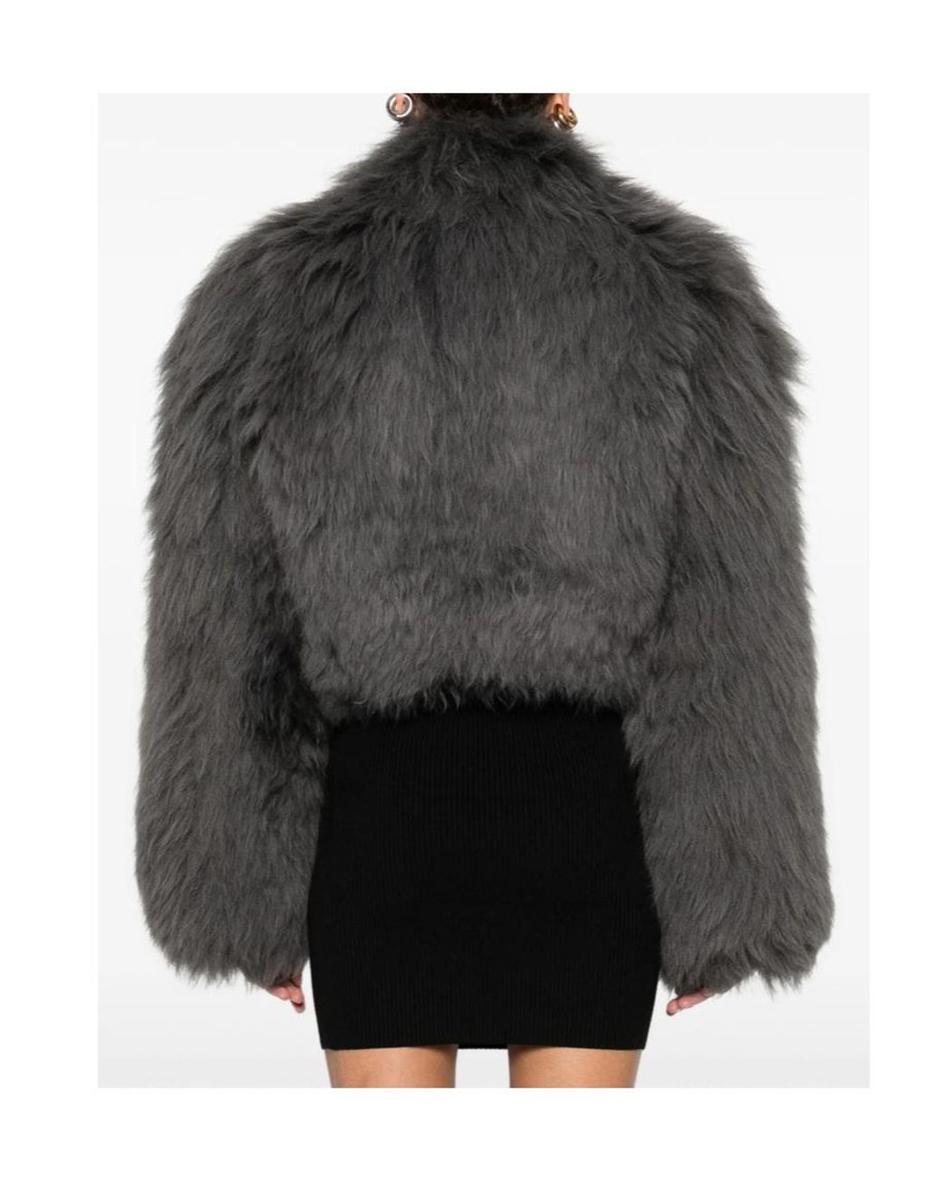 Alaïa Gray Long-Sleeved Jacket