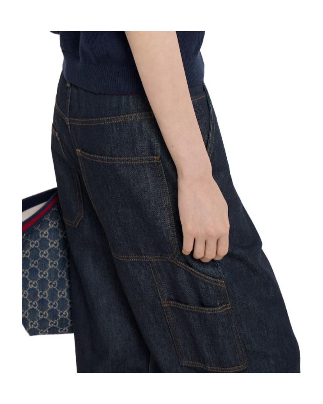 Gucci Blue Certified Rinsed Cotton Denim Pants