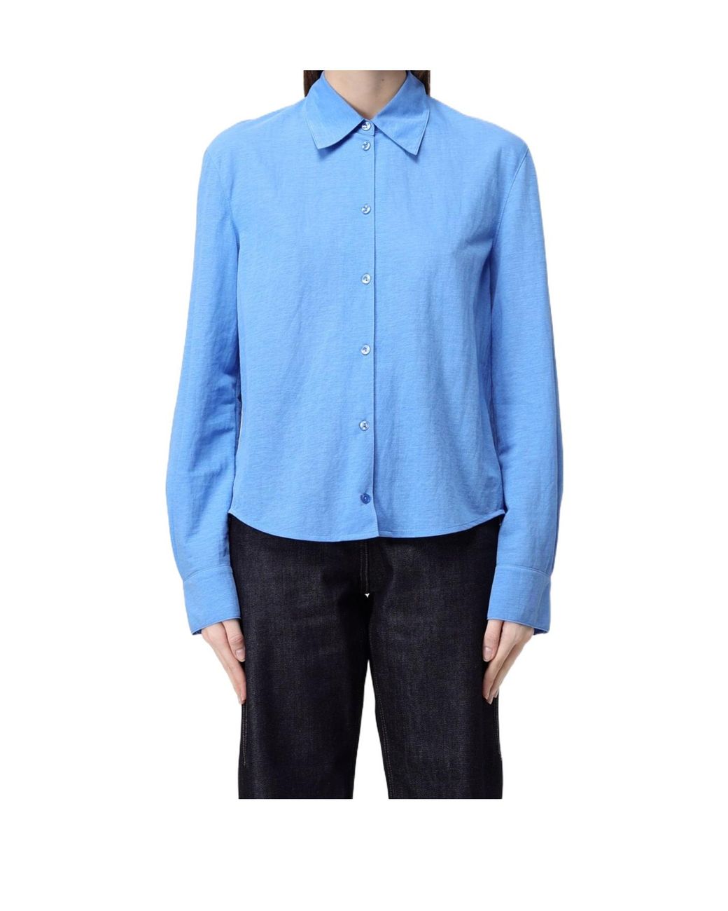 Low Classic Blue Buttoned Shirt