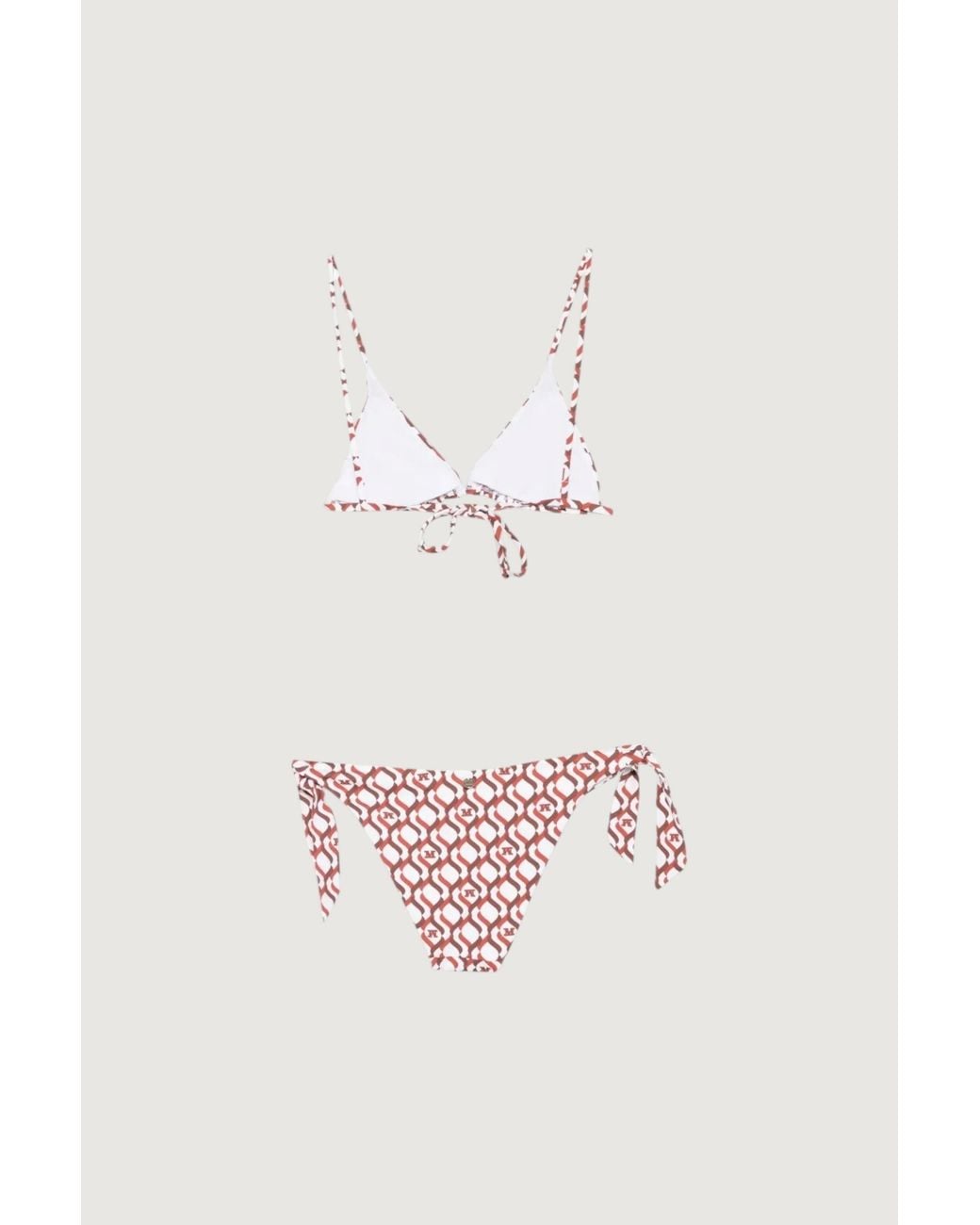 Max Mara Pink Patterned Bikini Set