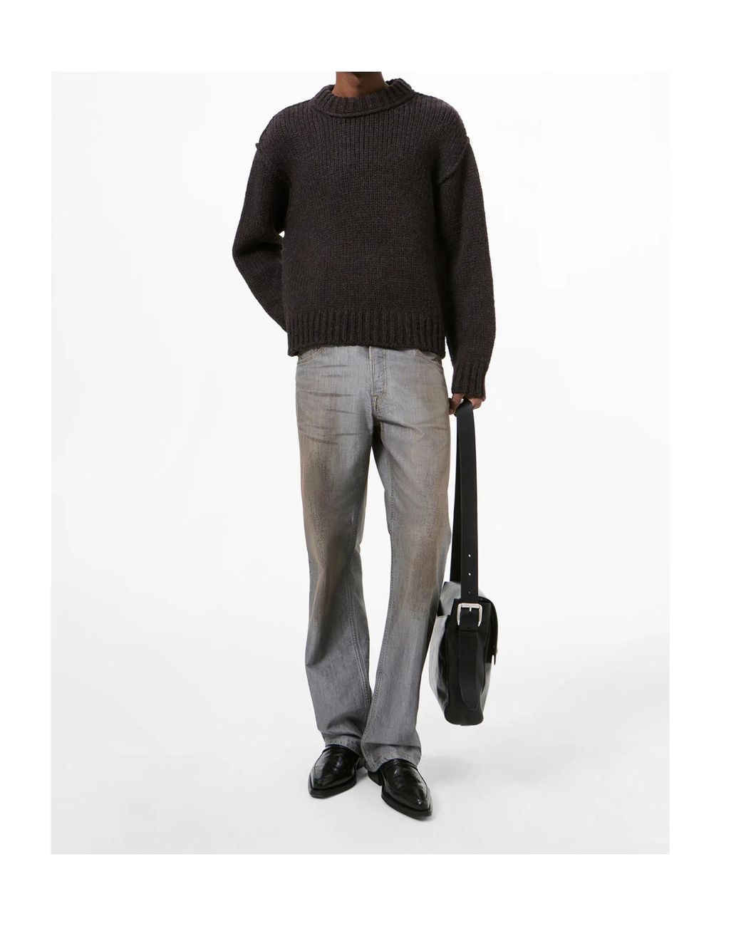 Our Legacy Black Long-Sleeved Sweater for men