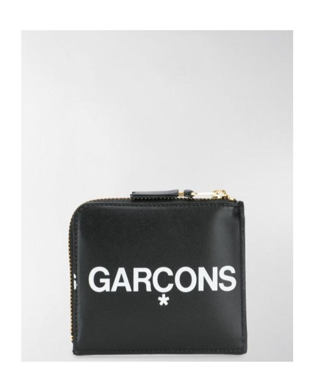 Comme des Garçons Black Zipper Change Wallet