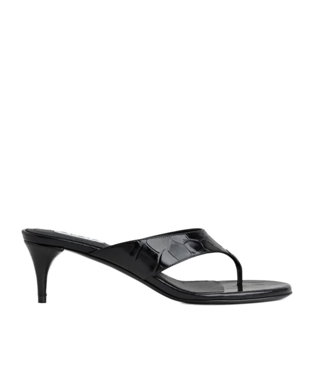Alaïa Black Mules Tong