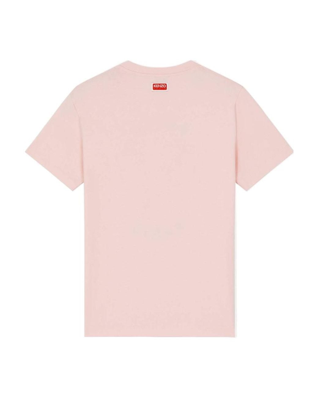 KENZO Pink Loose-Fit Varsity Jungle Elephant T-Shirt