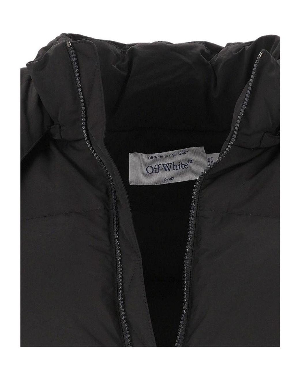 Off-White c/o Virgil Abloh Black Bookish Racing Down Jacket for men