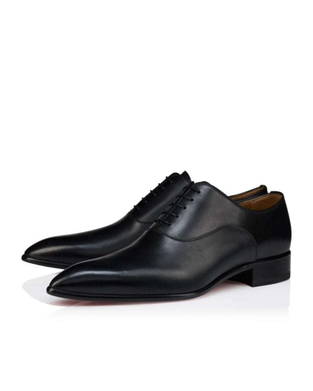 Christian Louboutin Black Pelvis Oxford Shoes for men