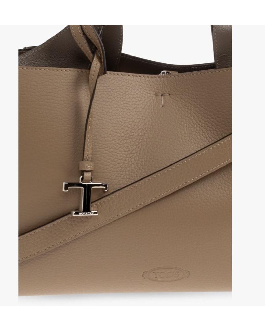 Tod's Brown Reversible Structured Tote Bag
