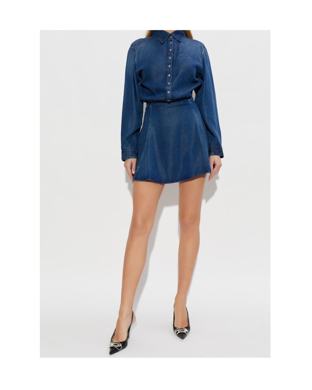 DIESEL Blue De-Drevia- Denim Dress