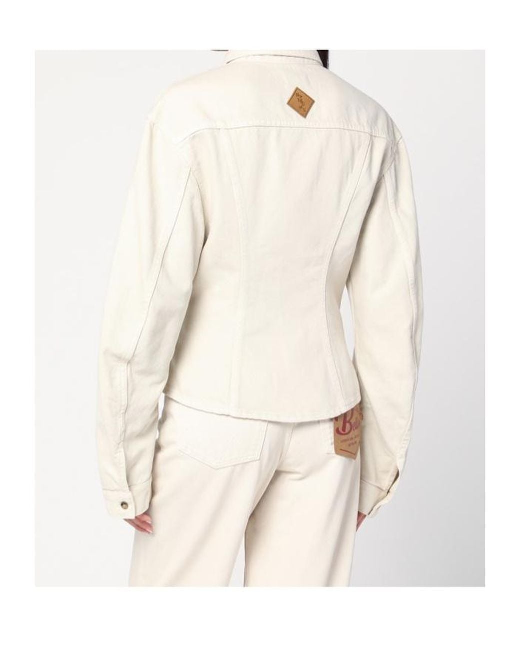 Haikure Natural Button-Up Fitted Shirt