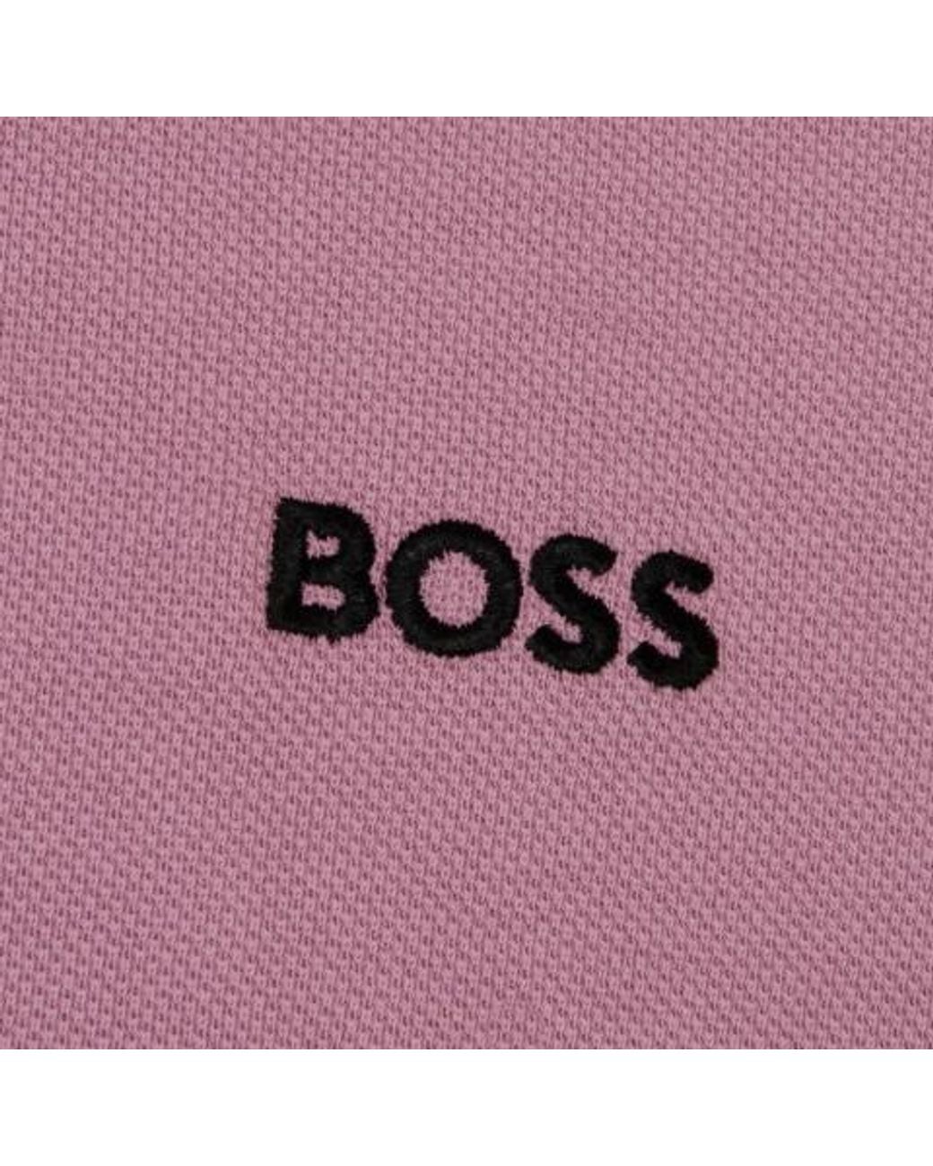 Boss Purple Paddy Polo Shirt for men