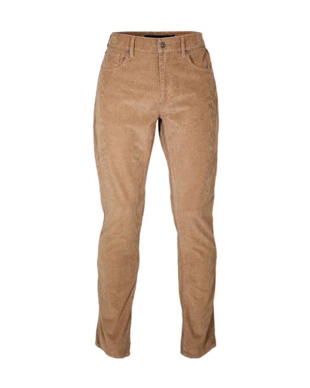 7 For All Mankind Natural Corduroy Straight Leg Trousers for men