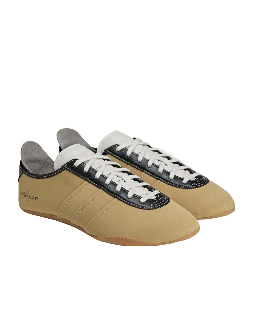 Y-3 Brown Tokyo Lace-Up Sneakers for men
