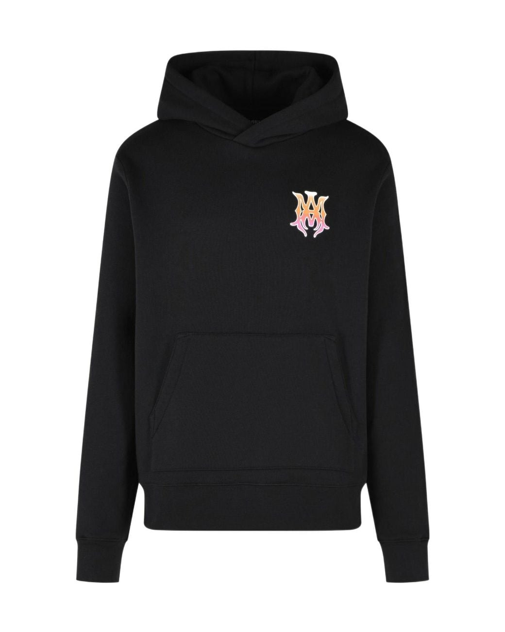 Amiri Black Logo Print Hoodie for men