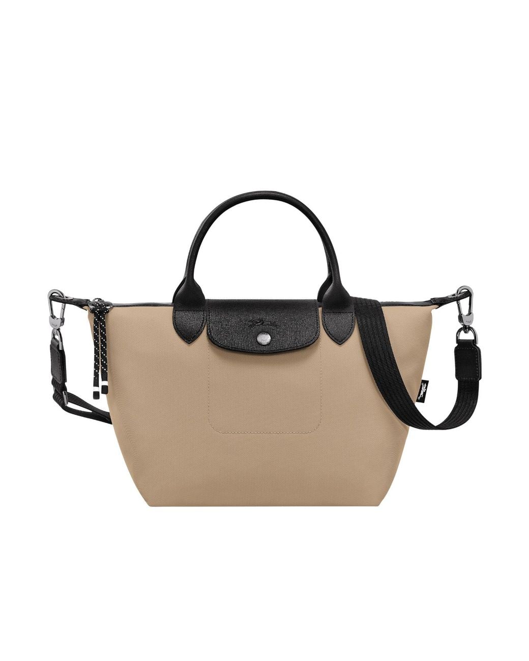 Longchamp Metallic Le Pliage Energy Strapped Small Tote Bag