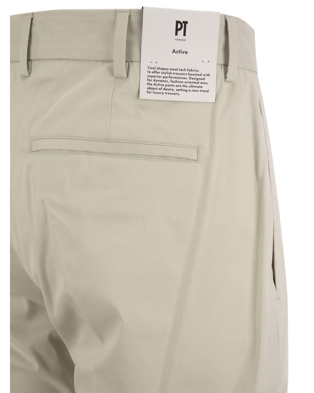PT01 Natural Logo Casual Pants for men