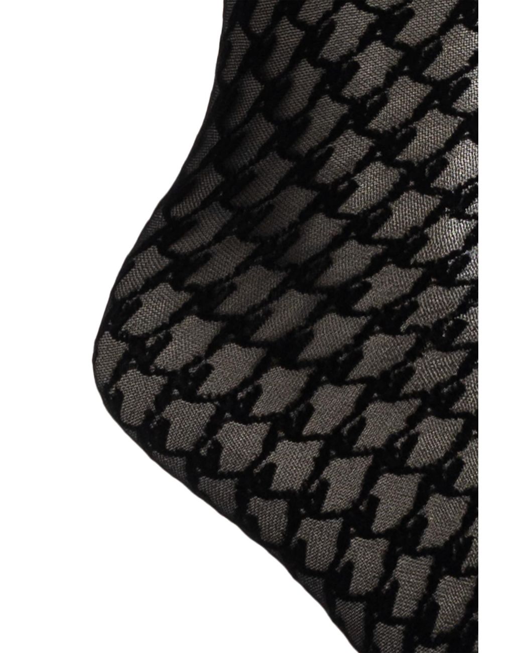 AVAVAV Black Logo Pattern Tights