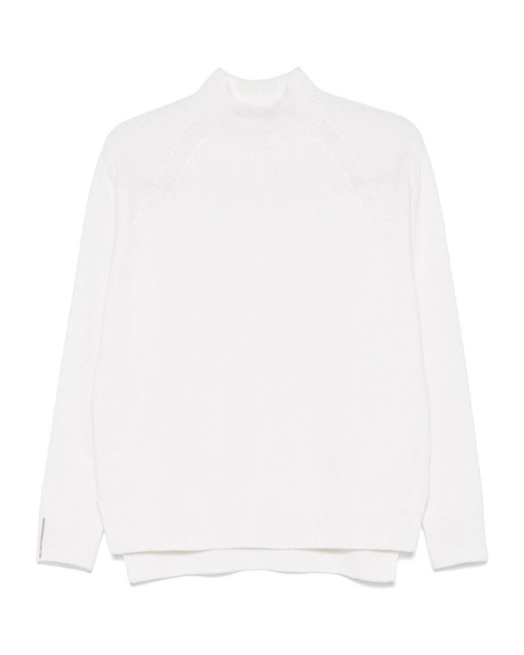 Peserico White Long-Sleeved Sweater