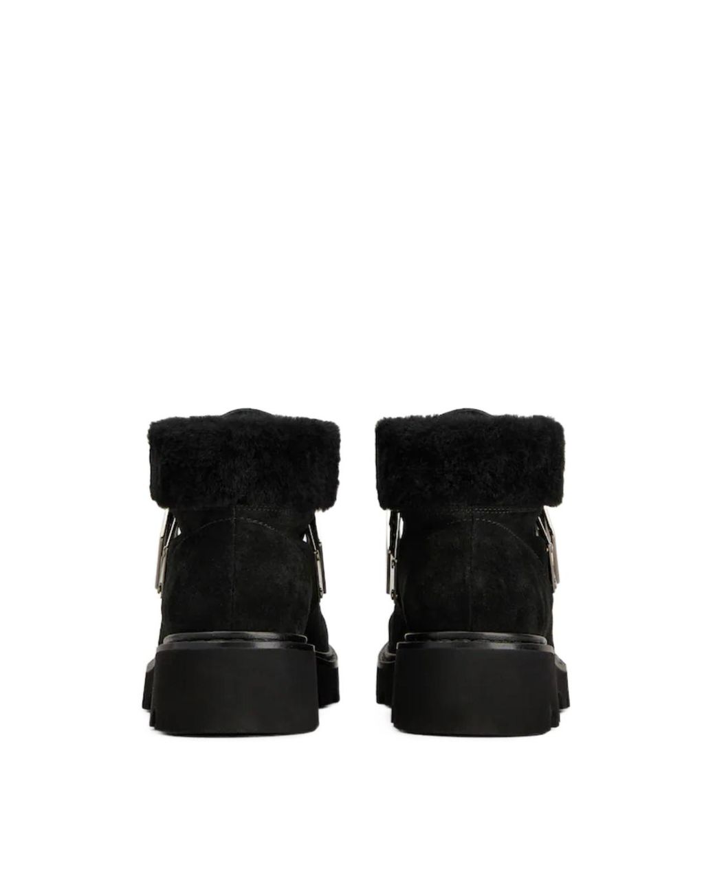 Roger Vivier Black Viv' Rangers Truck Booties