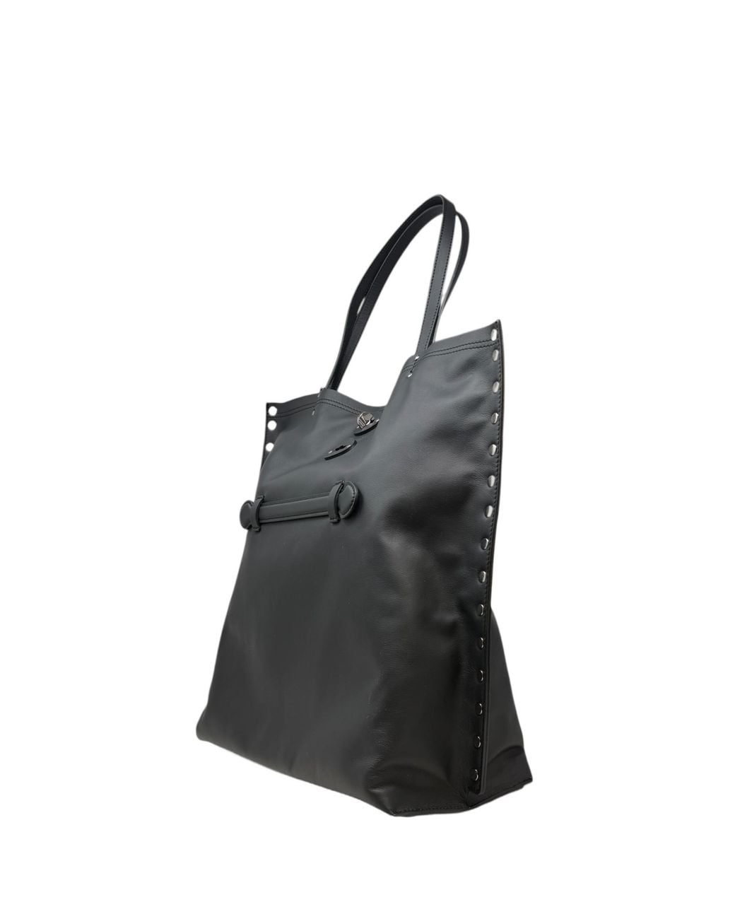 Zanellato Black Logo Handbag