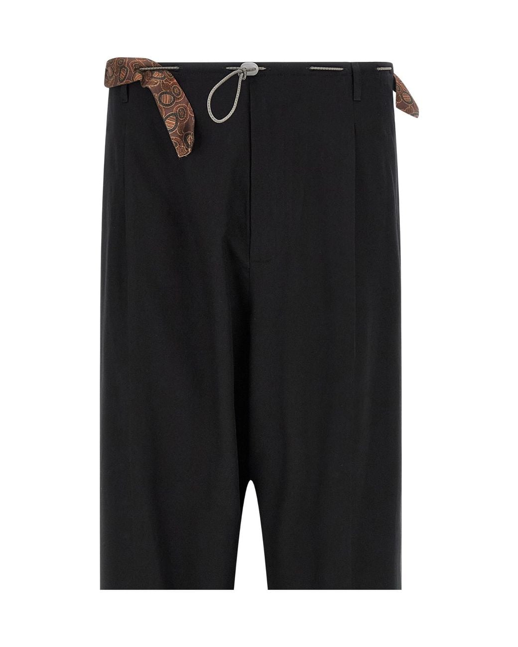 Magliano Black People's Chic Release Wide-Leg Pants for men