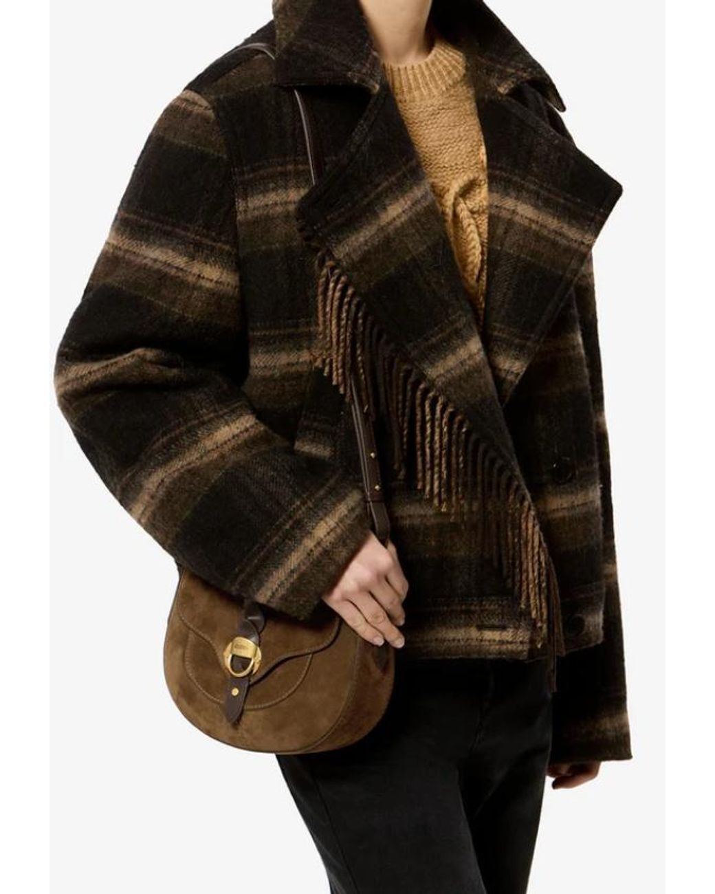 Isabel Marant Green Altay Small Crossbody Bag