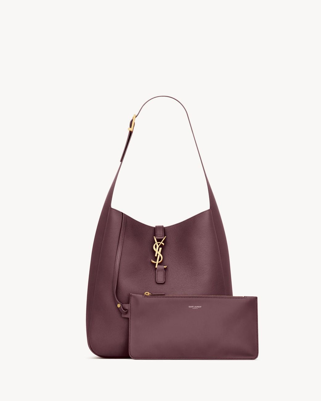 Saint Laurent Purple Le 5 À 7 Supple Large