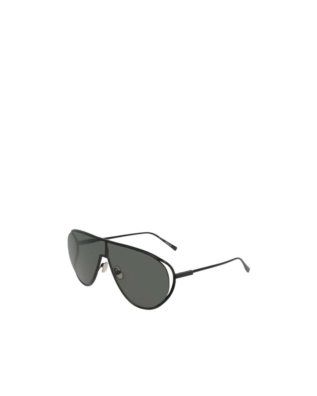 Ferragamo Metallic Ferragamo Eyewear Pilot Frame Sunglasses