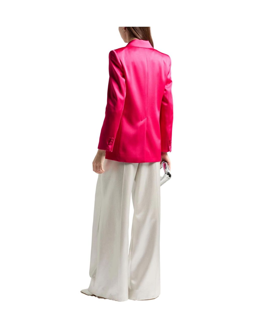 Max Mara Pink Satin Blazer