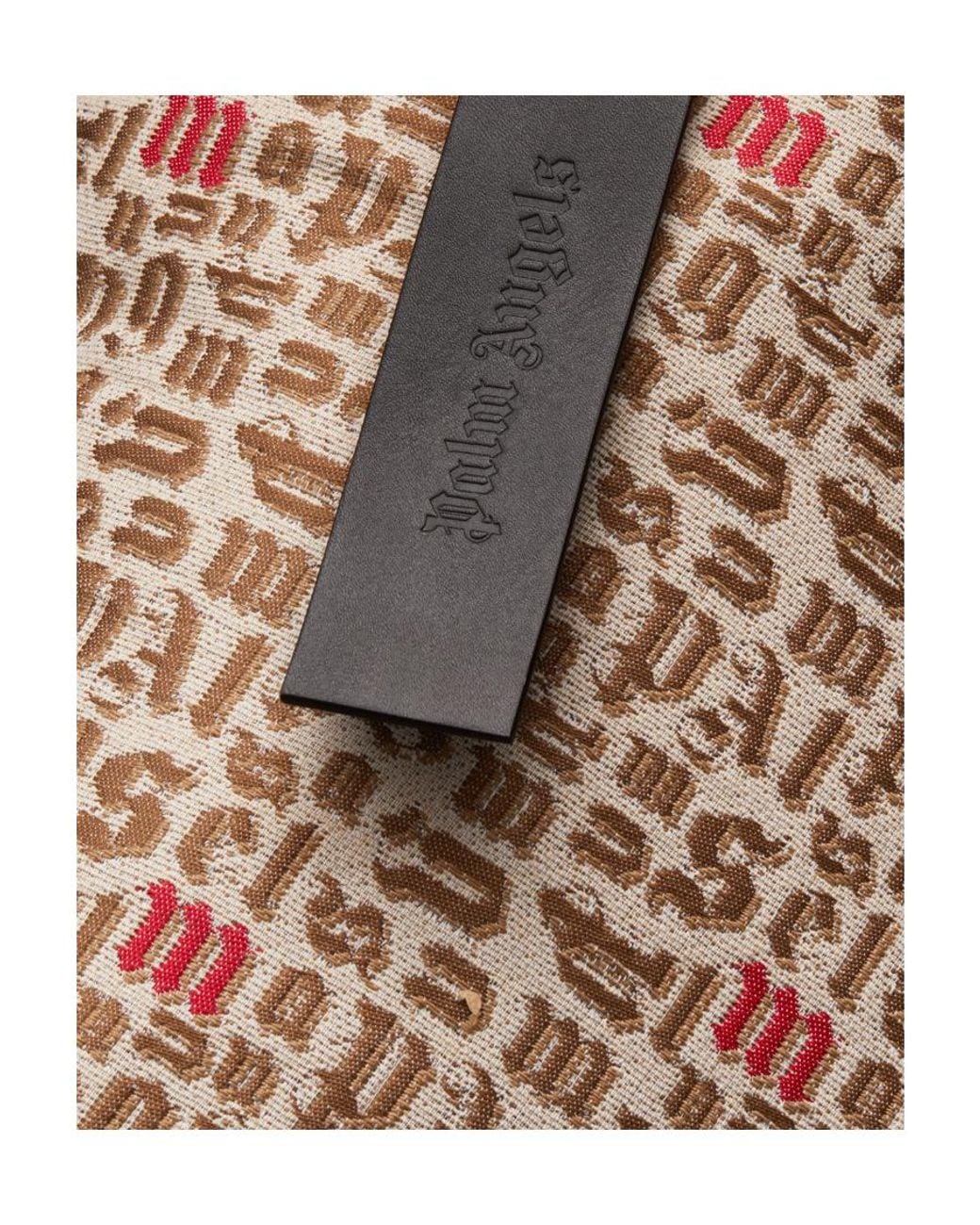 Moncler Brown Printed Handbag for men