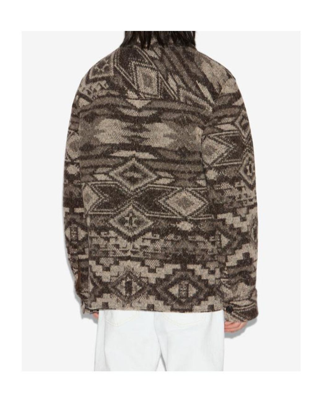Isabel Marant Gray Kervon Long-Sleeved Shirt for men
